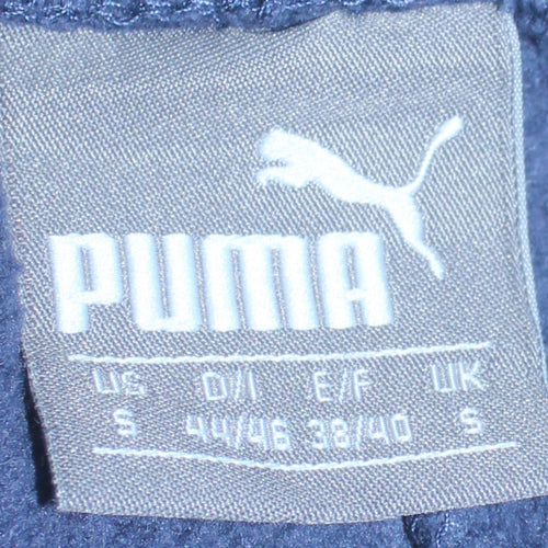 Puma Men's Blue Sweatpants Size S Regular Fit Tapered Joggers