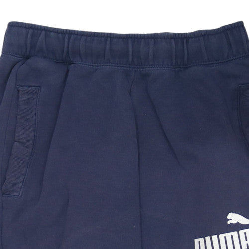 Puma Men's Blue Sweatpants Size S Regular Fit Tapered Joggers