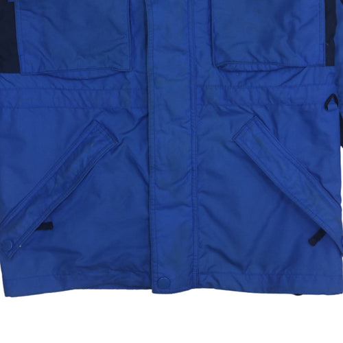 Columbia Men's Blue Waterproof Parka Jacket M Outdoor Hiking