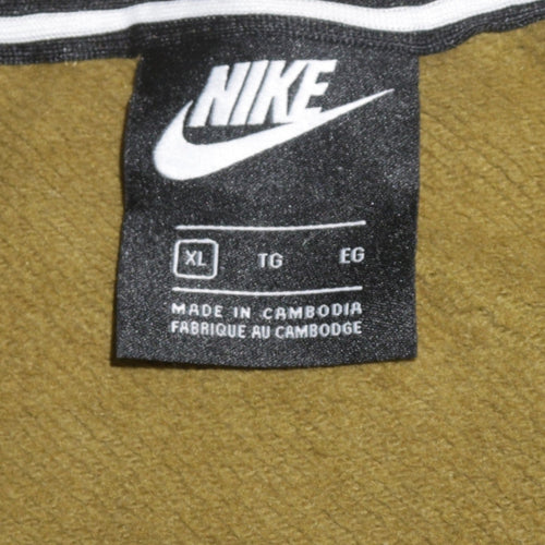 Nike Women’s Green Crew Neck Logo Print Sweatshirt XL