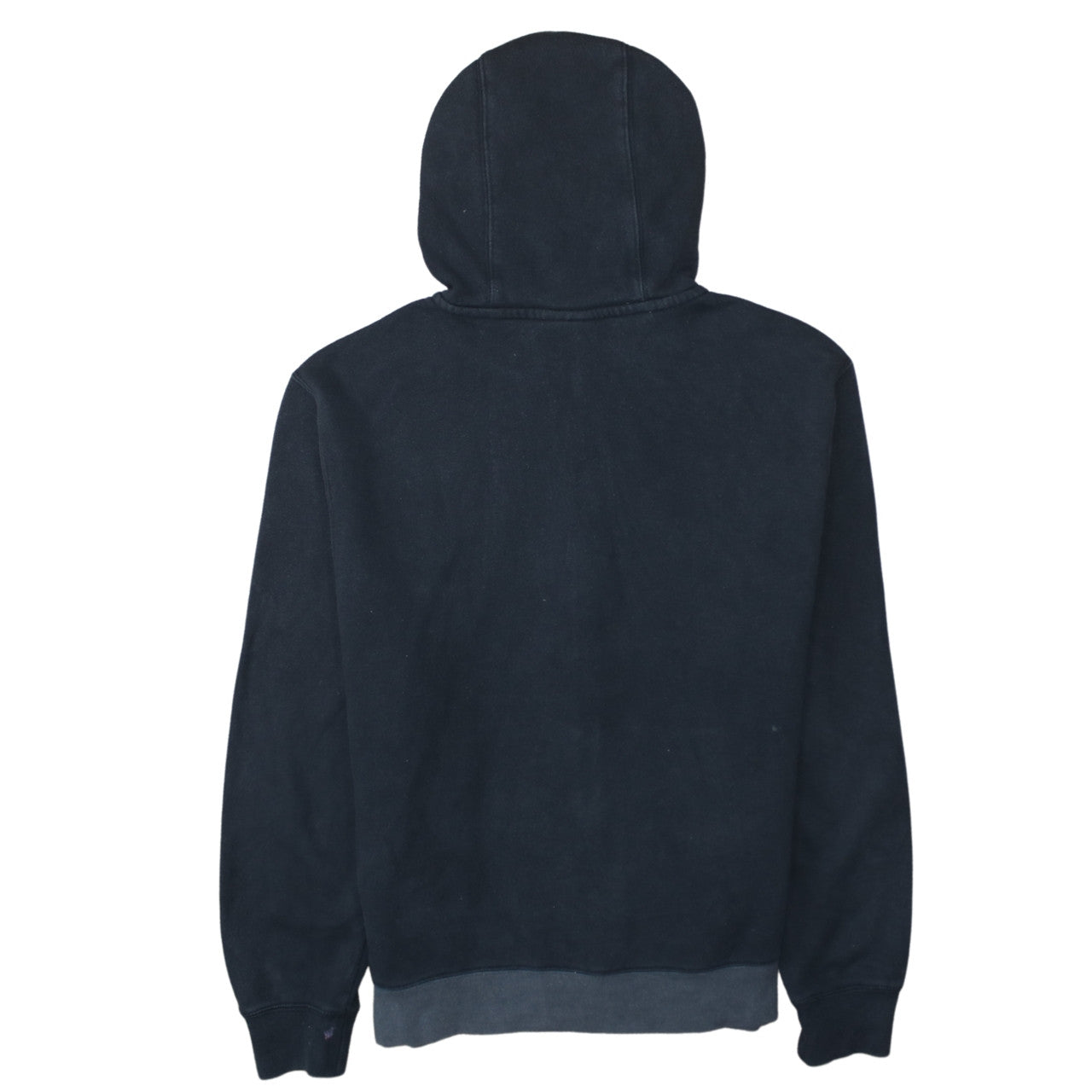 Nike Men's Black Full Zip Hoodie M Embroidered Logo Fleece