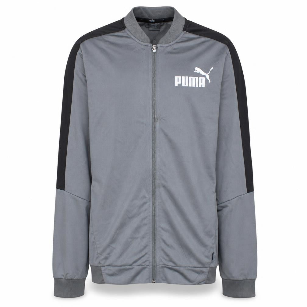 Puma Boys Grey Full Zip Sweatshirt 15-16 Years Regular Fit Sports Jacket