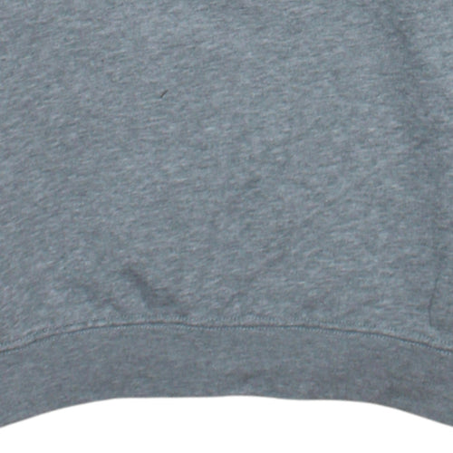 Nike Womens Grey Small Crew Neck Logo Pullover Sweatshirt