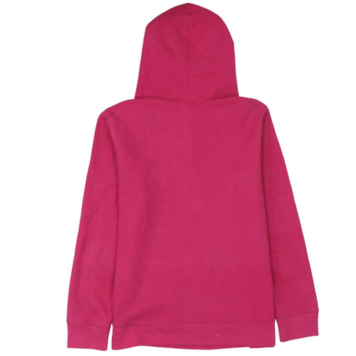 GAP Men's Pink Pullover Hoodie L Fleece Logo Sweatshirt