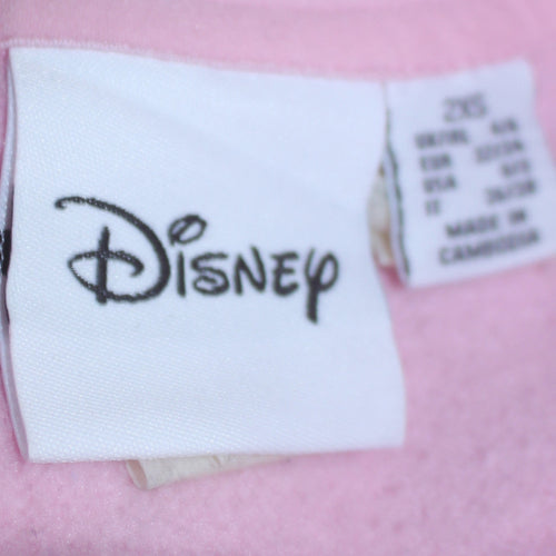 Disney Pink Minnie Mouse Print Sweatshirt Women 2XS Pullover