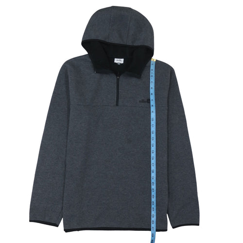 Ellesse Men's Grey XL Pullover Hoodie 1/2 Zip Fleece Sweatshirt