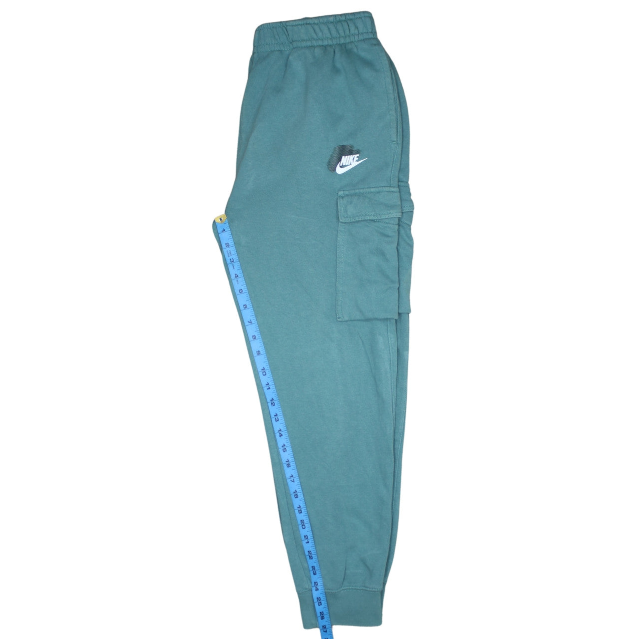 Nike Men's Green Cargo Jogger Trousers Size M Fleece Sportswear