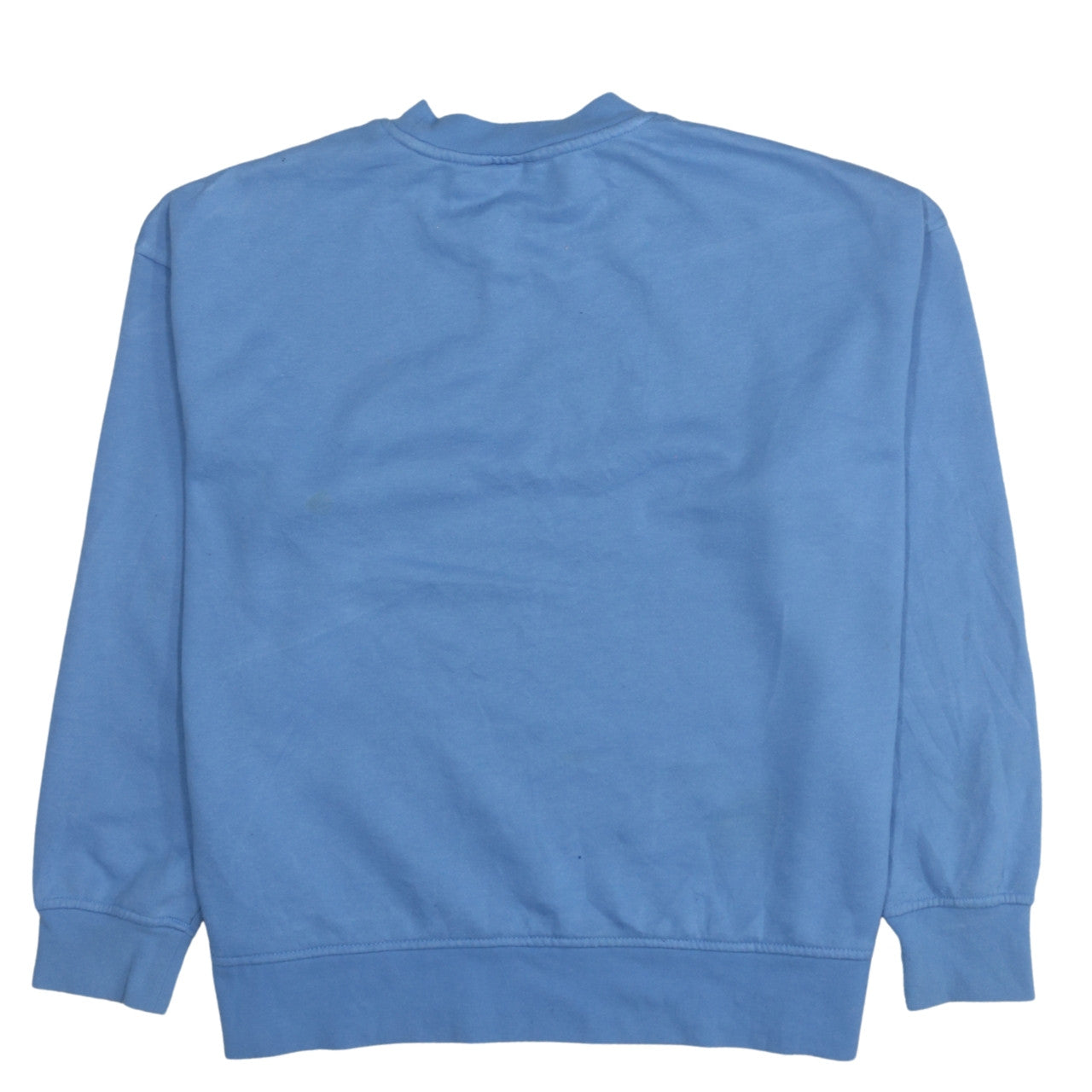 Disney Womens Blue Stitch Sweatshirt Medium 12/14 Pullover Crew Neck