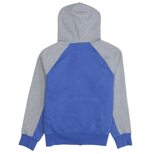 Nike SB Boys Blue Grey Full Zip Hoodie 10-12 Years Cotton Blend