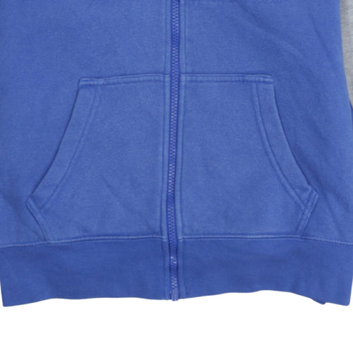 Nike SB Boys Blue Grey Full Zip Hoodie 10-12 Years Cotton Blend