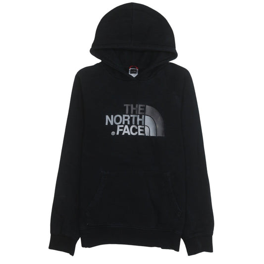 The North Face Boys Black XL Pullover Hoodie 100% Cotton Logo Sweatshirt