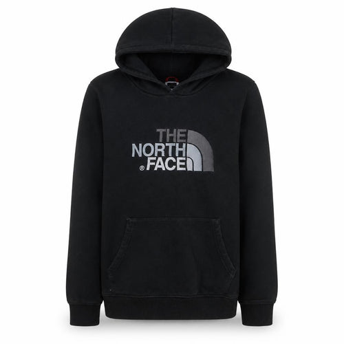 The North Face Boys Black XL Pullover Hoodie 100% Cotton Logo Sweatshirt