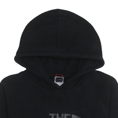 The North Face Boys Black XL Pullover Hoodie 100% Cotton Logo Sweatshirt