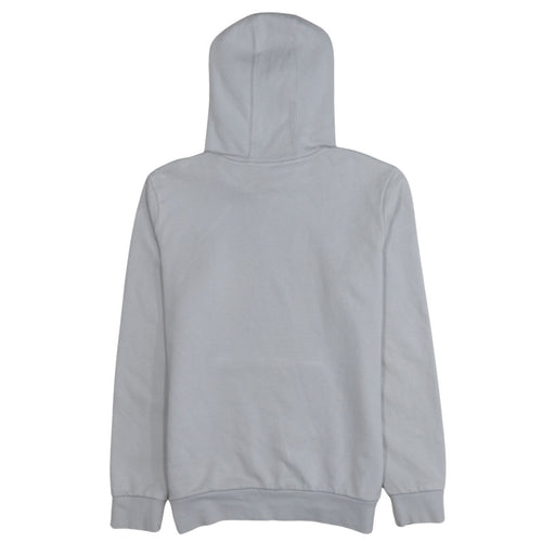 Adidas Boys Grey Pullover Hoodie Classic Crew Neck Long Sleeve Fleece