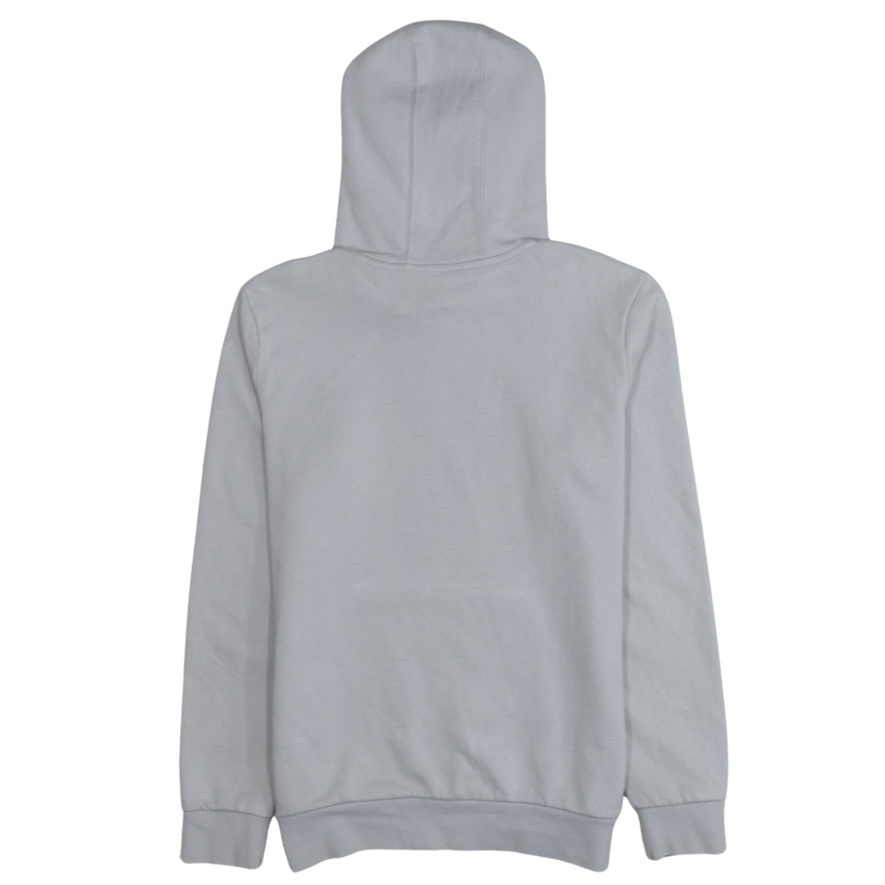 Adidas Boys Grey Pullover Hoodie Classic Crew Neck Long Sleeve Fleece