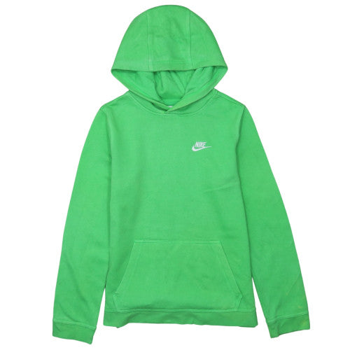 Nike Boys Green Pullover Hoodie XL 158-170cm Cotton Blend Casual Wear