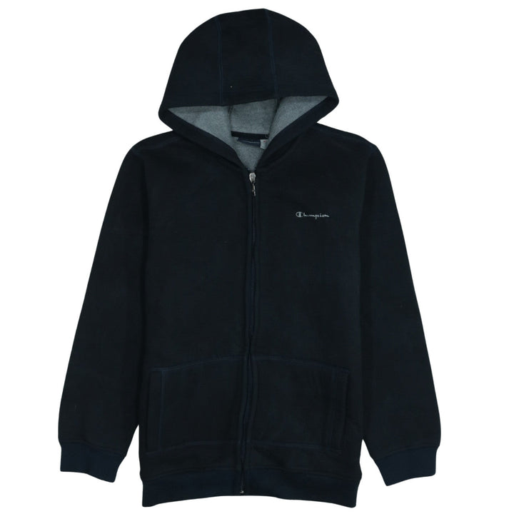 Champion Boys Navy Blue Full Zip Fleece Hoodie XL 13-14 Years