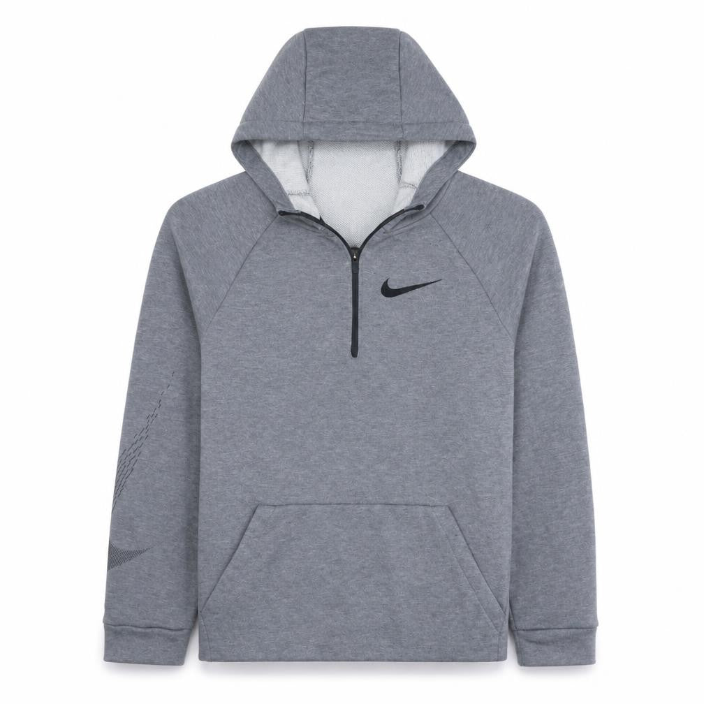 Nike Boys Grey Dri-FIT 1/2 Zip Pullover Hoodie XL 13-15 Years