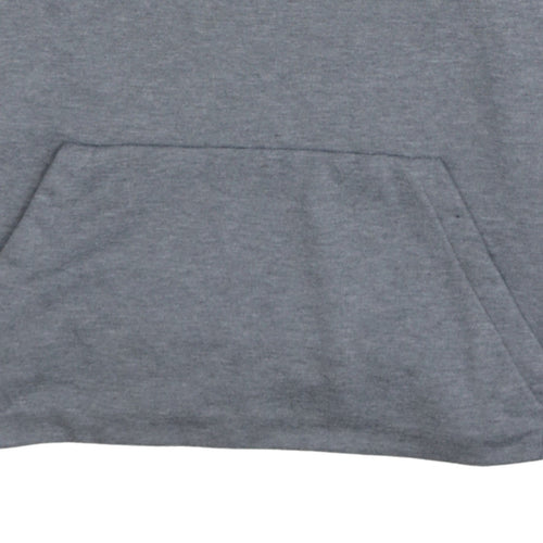 Nike Boys Grey Dri-FIT 1/2 Zip Pullover Hoodie XL 13-15 Years