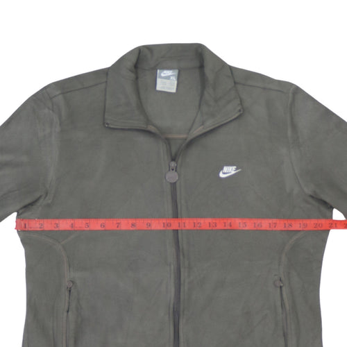 Nike Women's Green Fleece Full Zip Jacket XL