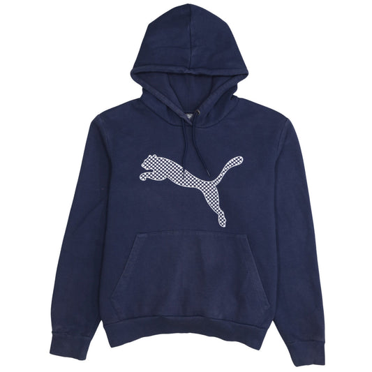 Puma Women Navy Blue XL Pullover Hoodie Sweatshirt Casual