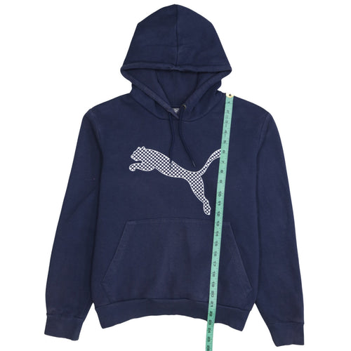 Puma Women Navy Blue XL Pullover Hoodie Sweatshirt Casual