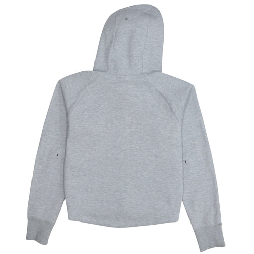 Nike Womens Grey Full Zip Hoodie XS Cotton Blend Casual Sportswear