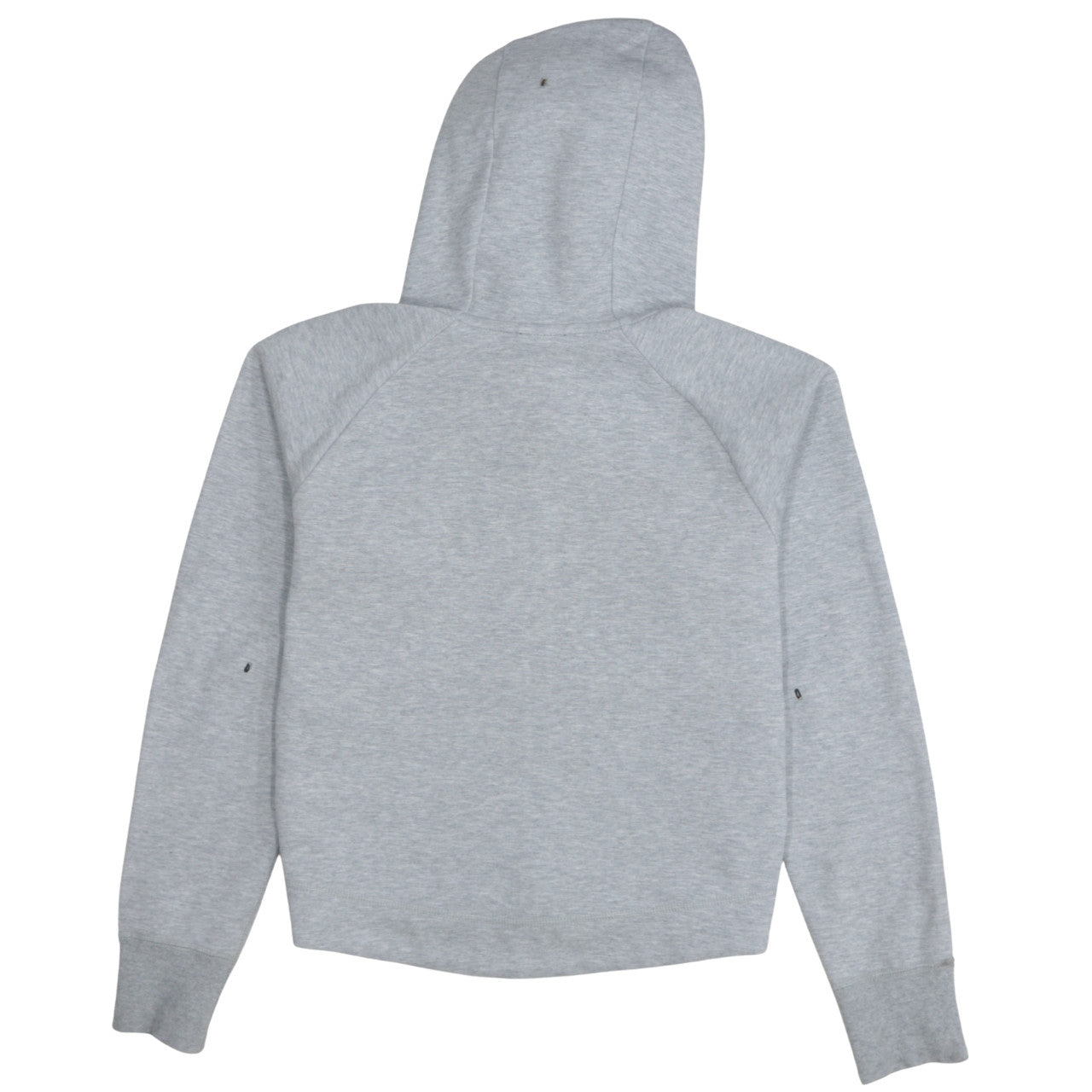 Nike Womens Grey Full Zip Hoodie XS Cotton Blend Casual Sportswear