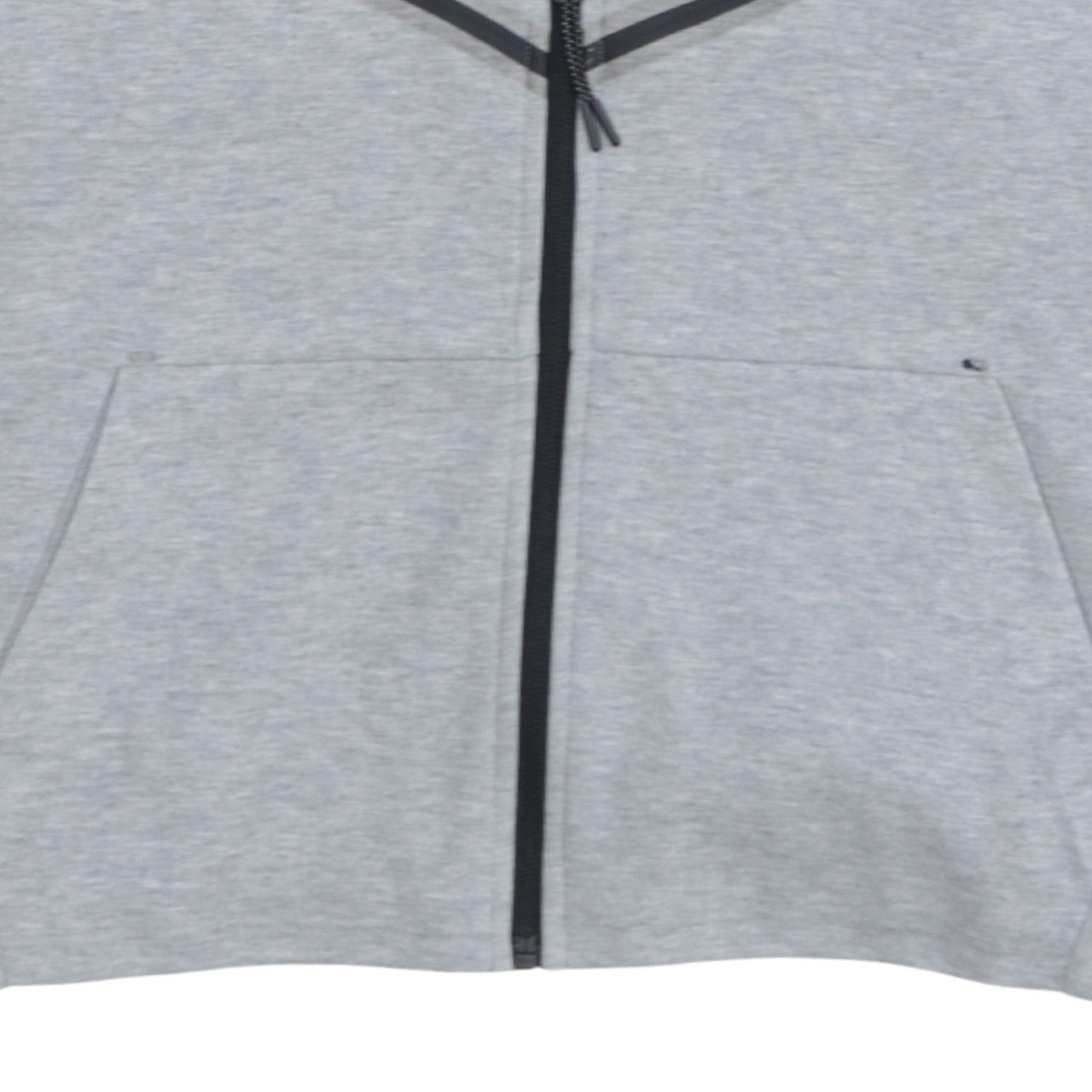 Nike Womens Grey Full Zip Hoodie XS Cotton Blend Casual Sportswear