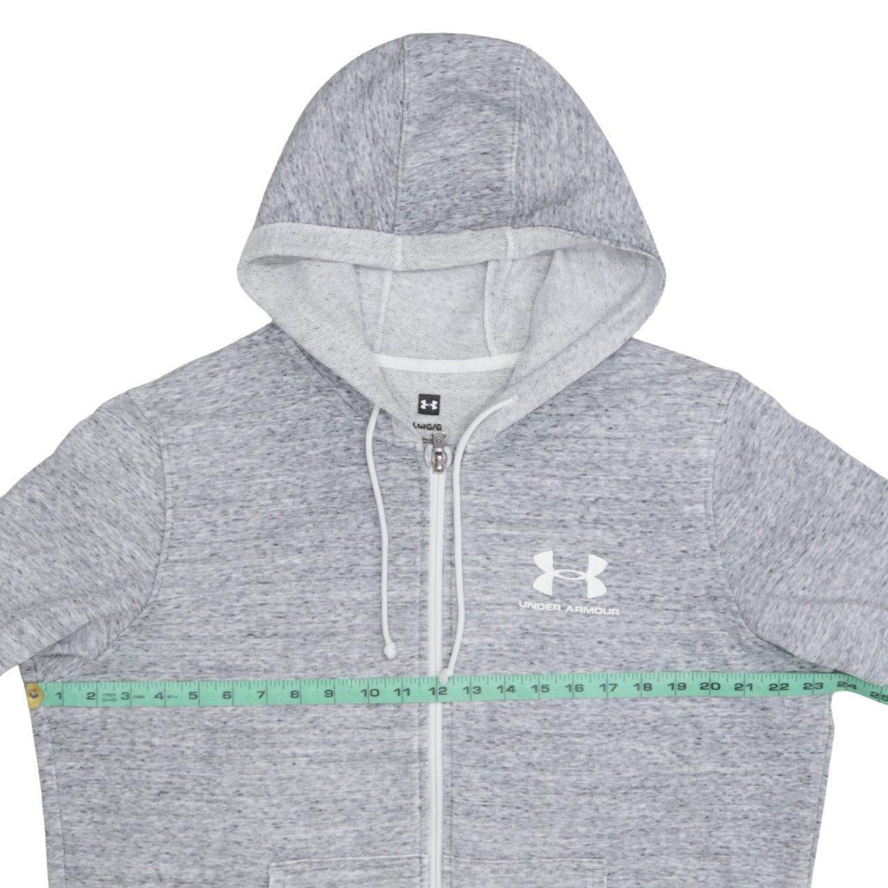 Under Armour Women’s Grey Full Zip Hoodie Size L Pullover Sweatshirt