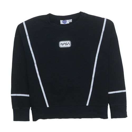 Primark NASA Black Sweatshirt Women's Size S Crew Neck Pullover