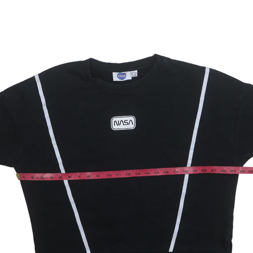 Primark NASA Black Sweatshirt Women's Size S Crew Neck Pullover
