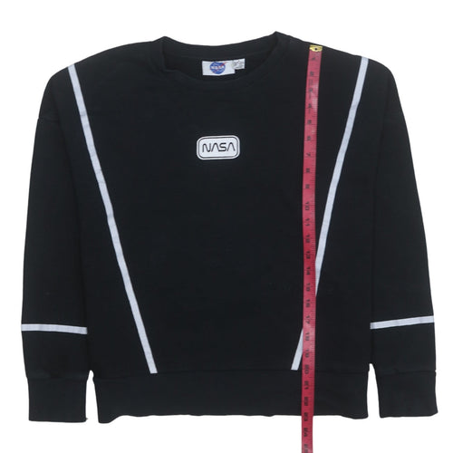 Primark NASA Black Sweatshirt Women's Size S Crew Neck Pullover