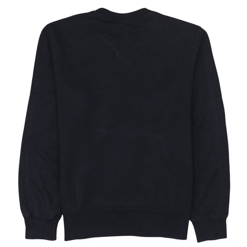 Champion Men Black Large Pullover Sweatshirt Logo Rhinestone