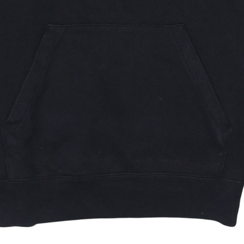 Champion Men Black Large Pullover Sweatshirt Logo Rhinestone