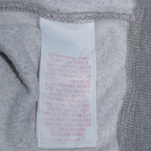 Nike Men's Grey Pullover Hoodie Small Regular Fit Sportswear
