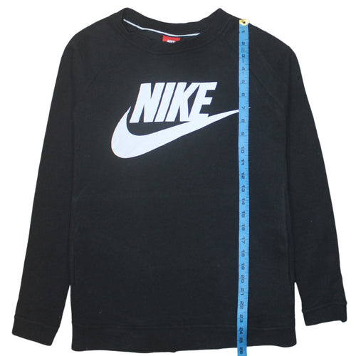 Nike Mens Black Medium Crew Neck Pullover Sweatshirt