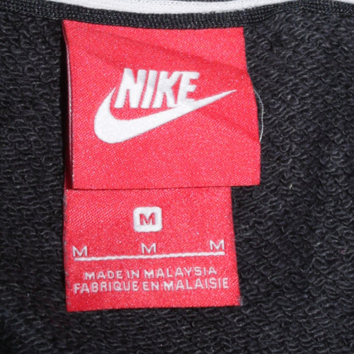 Nike Mens Black Medium Crew Neck Pullover Sweatshirt