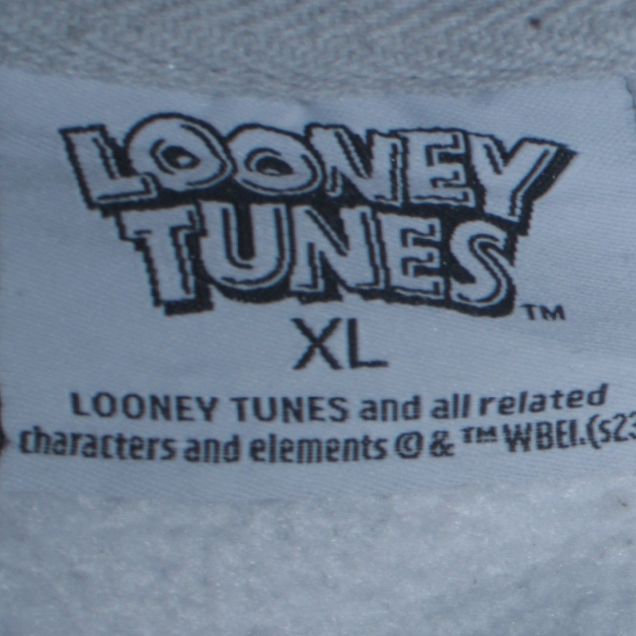 Looney Tunes Womens Grey XL Pullover Sweatshirt Bugs Bunny Graphic