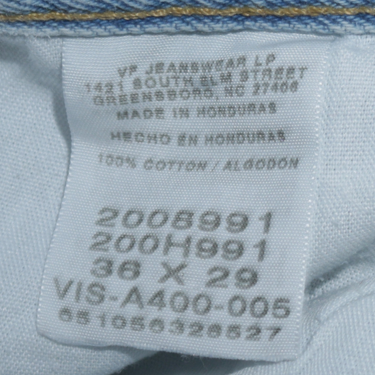 Lee Mens Blue Regular Fit Light Wash Straight Jeans 36W 29L