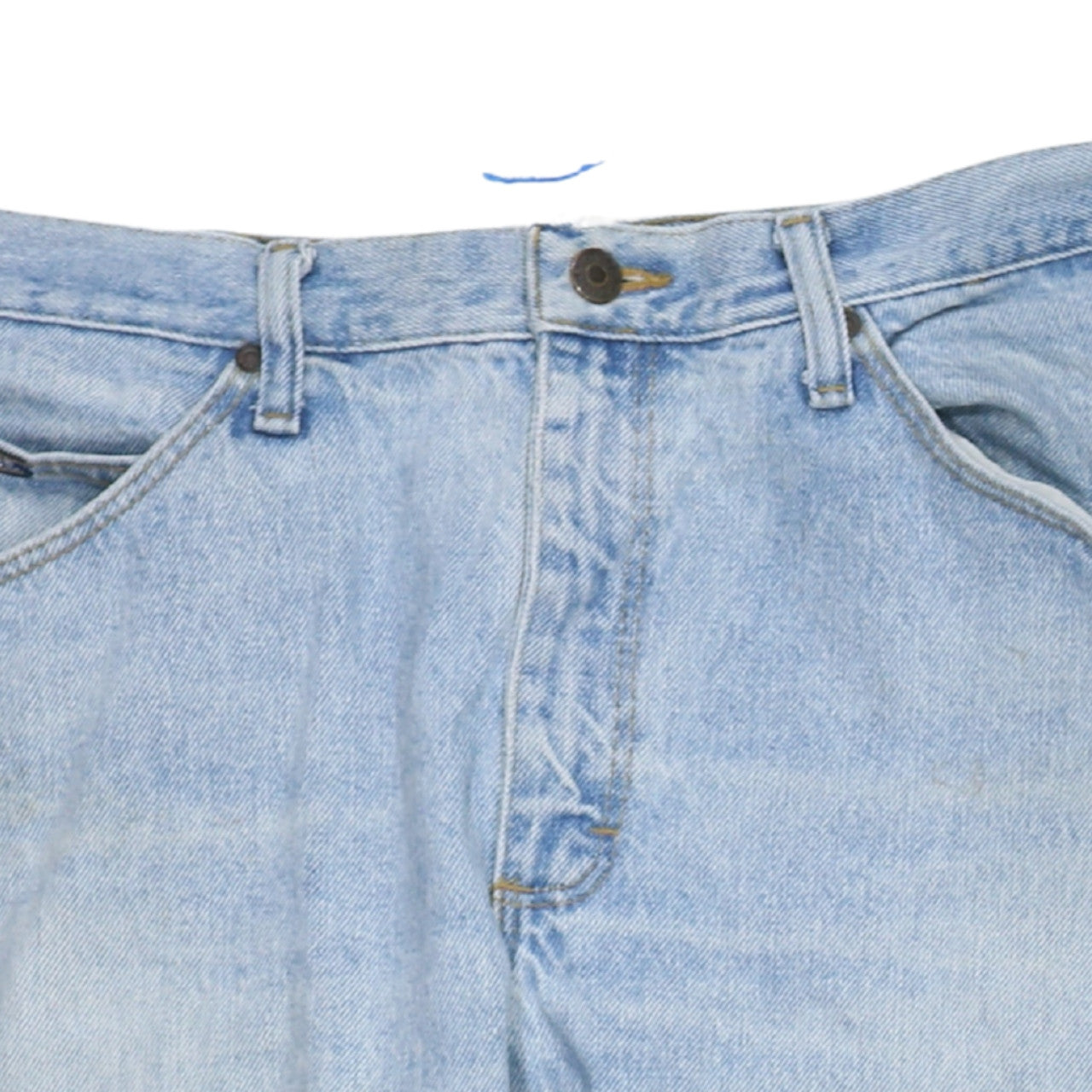 Lee Mens Blue Regular Fit Light Wash Straight Jeans 36W 29L