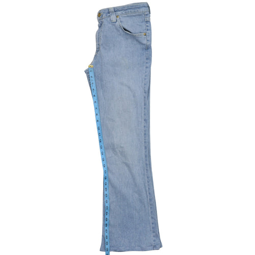 Lee Men's Blue Flared Denim Jeans Size 32 Regular Fit