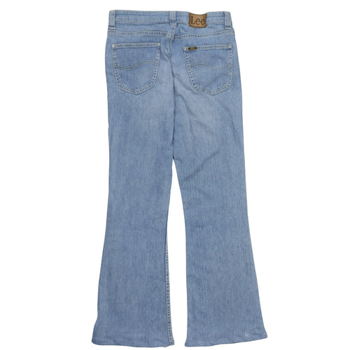 Lee Men's Blue Flared Denim Jeans Size 32 Regular Fit