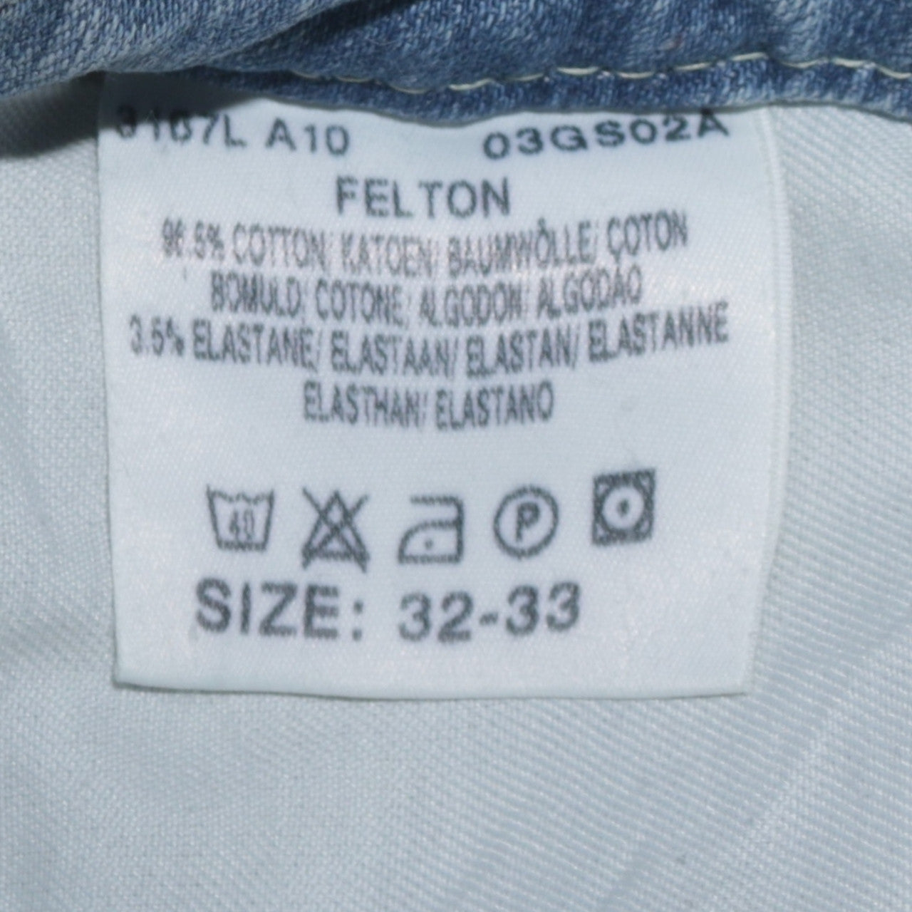 Lee Men's Blue Flared Denim Jeans Size 32 Regular Fit