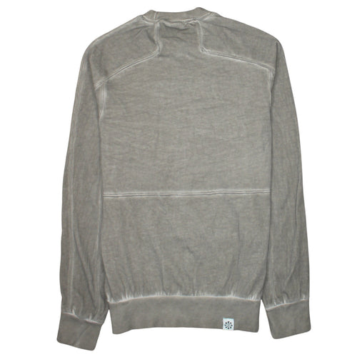 Nike Men's Beige Embroidered Logo Pullover Sweatshirt XS