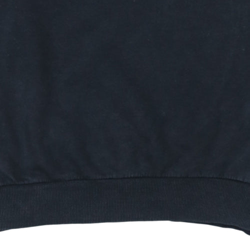 Pull&Bear Men's Black Graphic Metallica Pullover Sweatshirt S