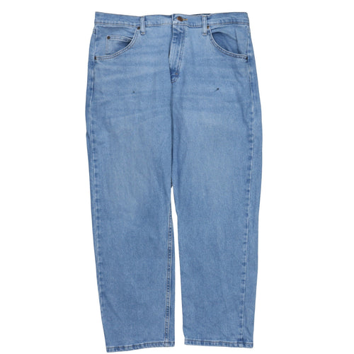 Wrangler Men's Blue 36x29 Straight Fit Denim Jeans