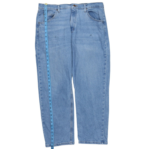 Wrangler Men's Blue 36x29 Straight Fit Denim Jeans