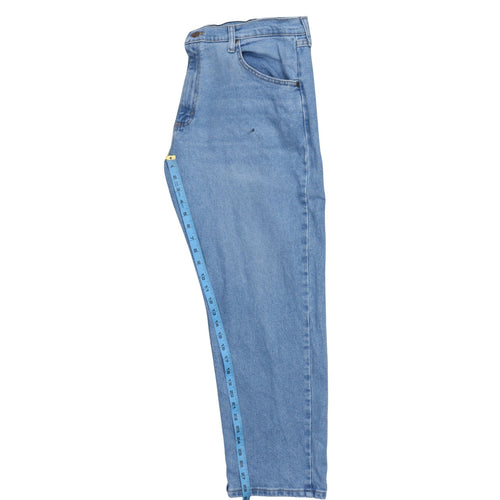 Wrangler Men's Blue 36x29 Straight Fit Denim Jeans