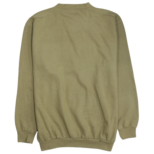 Kansas Men's Beige Pullover Workwear Sweatshirt Size L